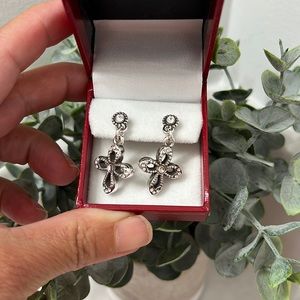 Brighton cross earrings